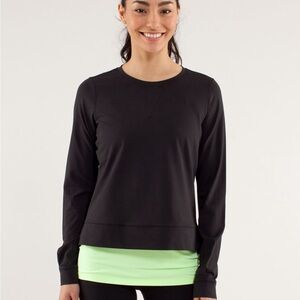 Lululemon Run Warm Up Longsleeve w/ Zip back